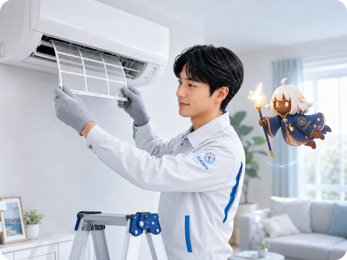 XiADENの電気工事スタッフ