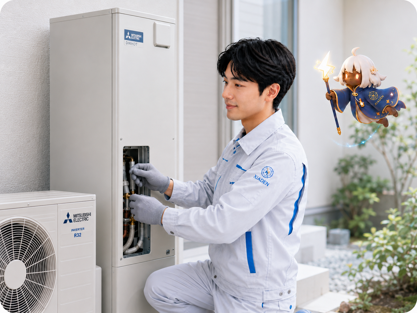 XiADENの電気・給湯設備スタッフ